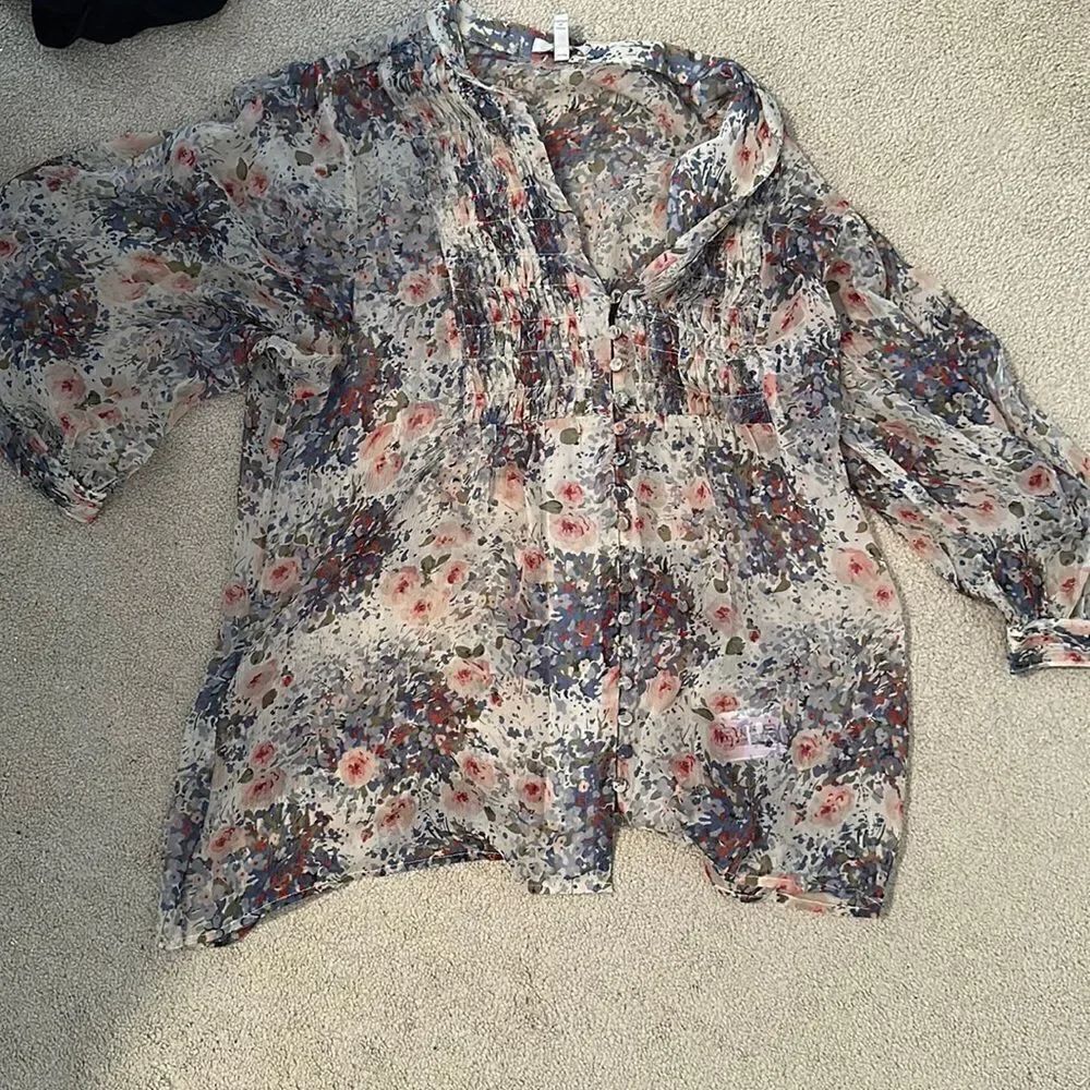 Joie XS floral Blouse